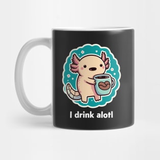 Cute Axolotl Coffee Lover Mug